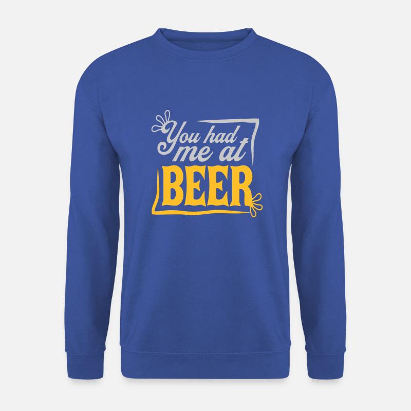 La bière dit persuadée - Sweat-shirt Unisexe - bleu royal