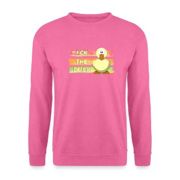 FCK le canard - Sweat-shirt Unisexe - rose - Devant