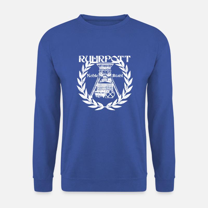 Ruhrpott Kohle Stahl - Unisex Pullover - Royalblau