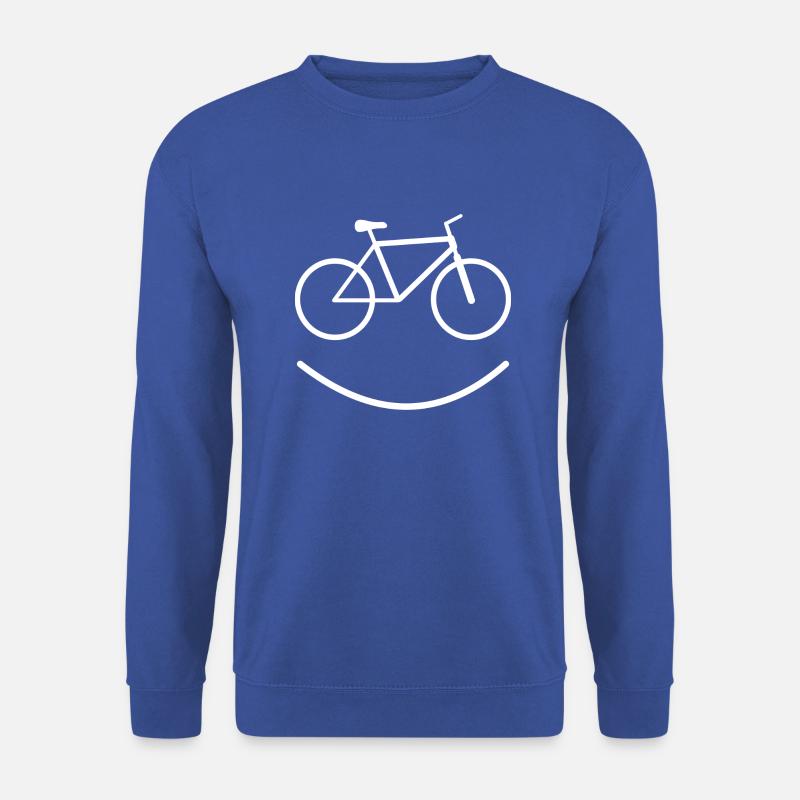 Bicycle Humor Face - Unisex Sweatshirt - royal blue