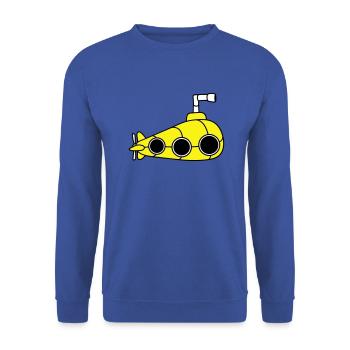 U-Boot Unterseeboot Tauchgang Tauchboot Kapitän - Unisex Pullover - Royalblau - Vorne - Alina (178cm) & Michal (187cm)