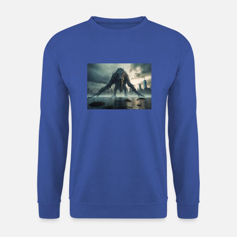 Kaiju Monster - Unisex Pullover - Royalblau