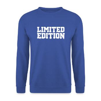Limited Edition - Unisex Sweatshirt - royal blue - Front - Alina (178cm) & Michal (187cm)