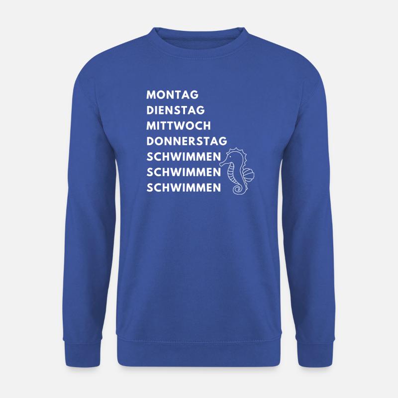 schwimmen - Unisex Pullover - Royalblau