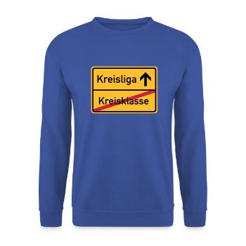 ortsschild_kreisklasse_f3 - Unisex Sweatshirt - royal blue - Front - Alina (178cm) & Michal (187cm)