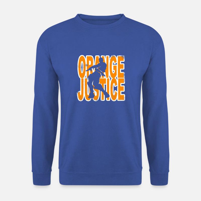 orange justice dance victory - Unisex Pullover - Royalblau