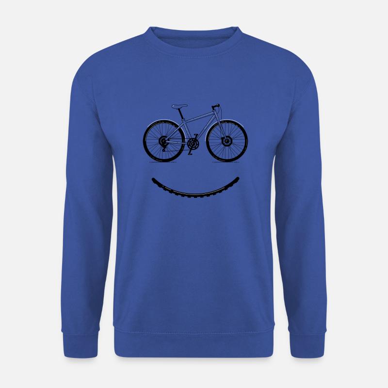 Fahrrad Lächeln - Unisex Pullover - Royalblau