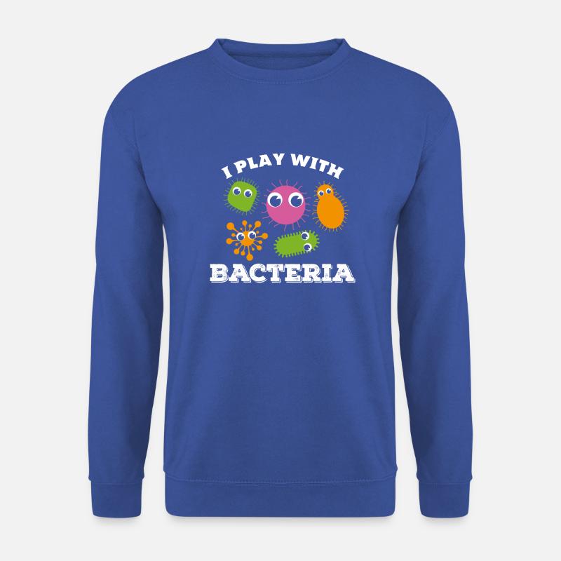 Ich spiele mit Bakterien Labor Techniker Laborant - Unisex Pullover - Royalblau
