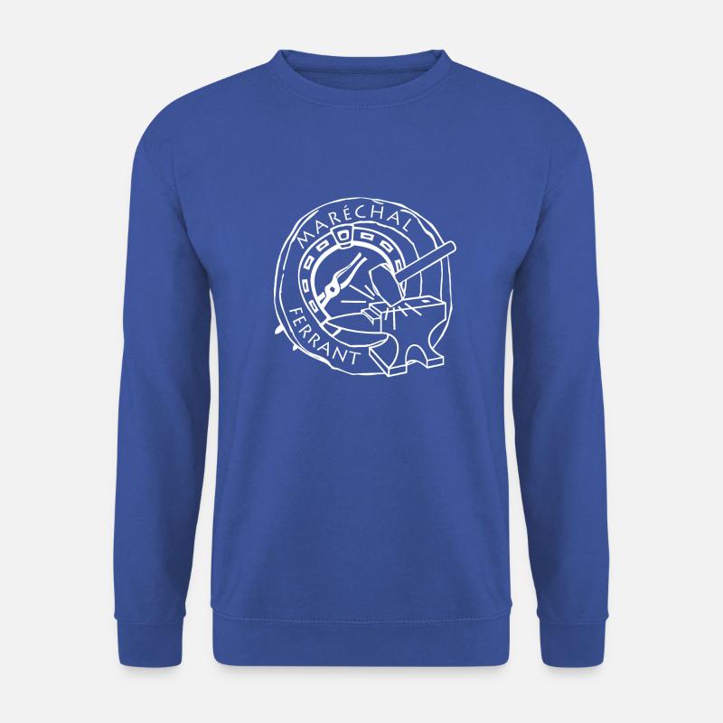 Marechal ferrant blanc - Sweat-shirt Unisexe - bleu royal
