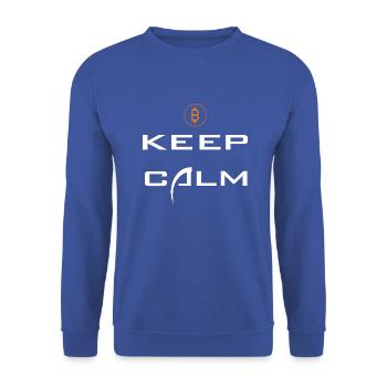Bitcoin Trading Crypto Stocks - Sweat-shirt Unisexe - bleu royal - Devant - Alina (178cm) & Michal (187cm)