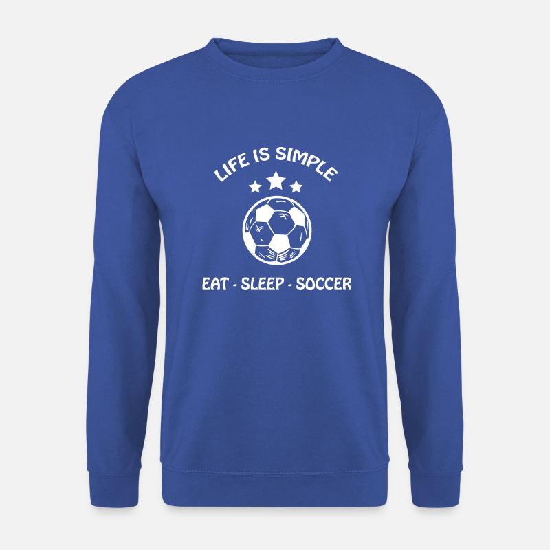 Fußball Soccer - Unisex Pullover - Royalblau