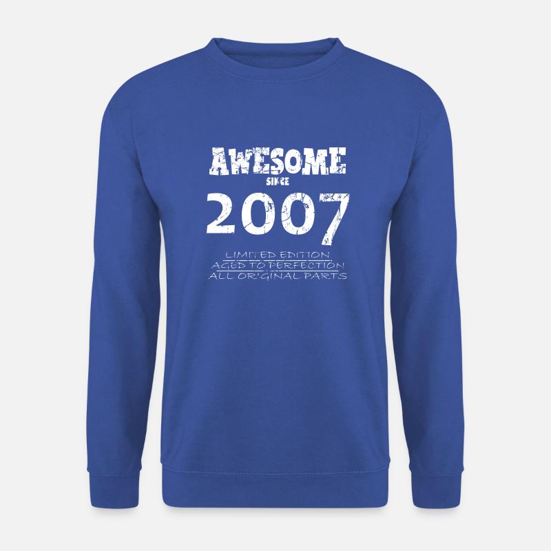 2007 - Legendäres 17-jähriges Jubiläum - Unisex Pullover - Royalblau