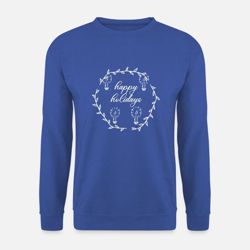 Advent Advetskranz Happy Holidays - Unisex Pullover - Royalblau