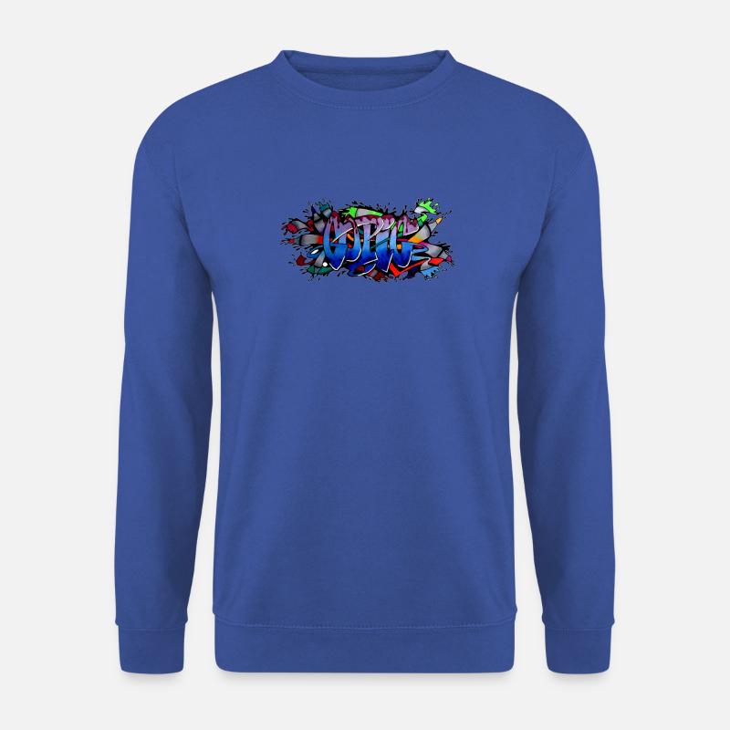 Graffiti - Unisex Pullover - Royalblau