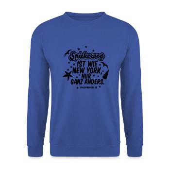 Spiekeroog - Unisex Pullover - Royalblau - Vorne - Alina (178cm) & Michal (187cm)