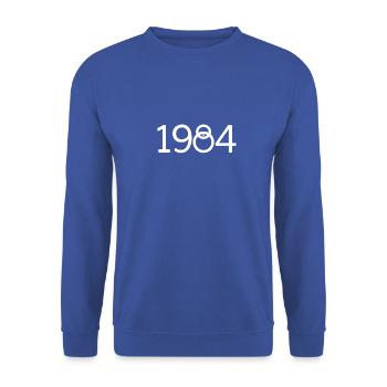 1984 - Unisex Sweatshirt - royal blue - Front - Alina (178cm) & Michal (187cm)