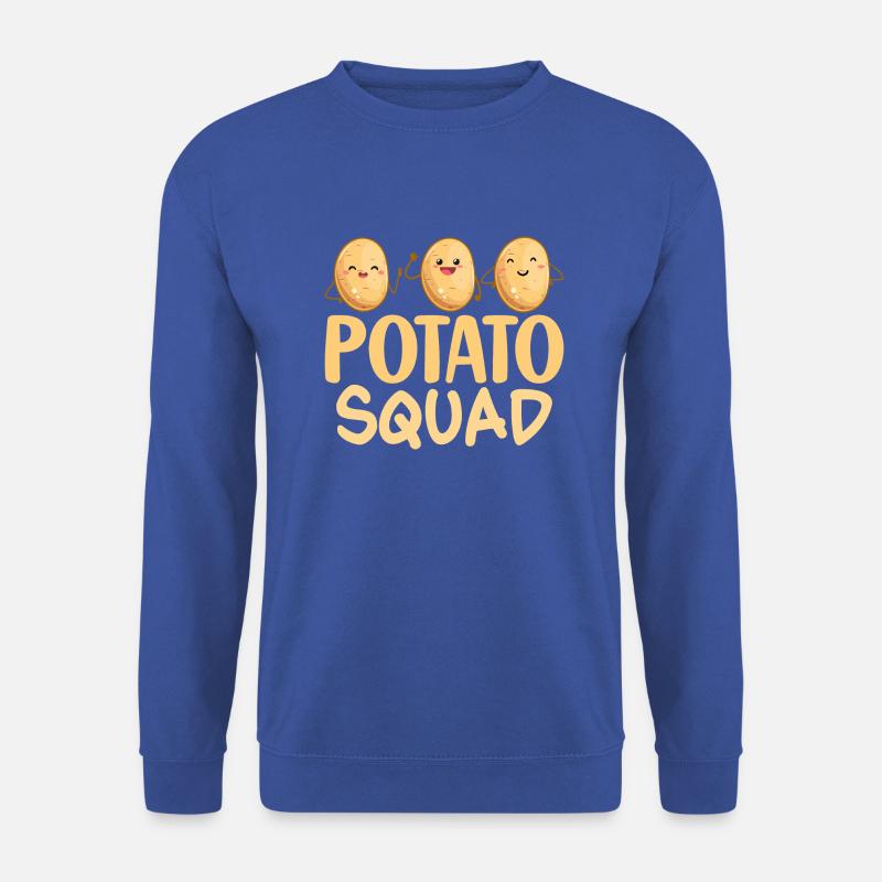 Potato Squad Vegetable Potatoes - Unisex Pullover - Royalblau