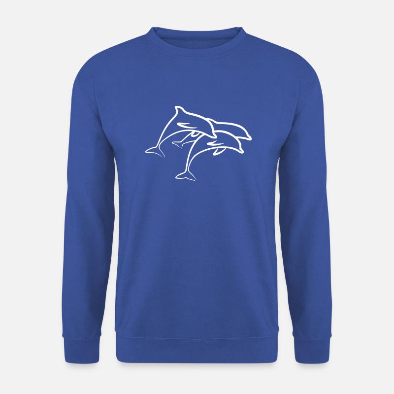 dolphin - Unisex Pullover - Royalblau