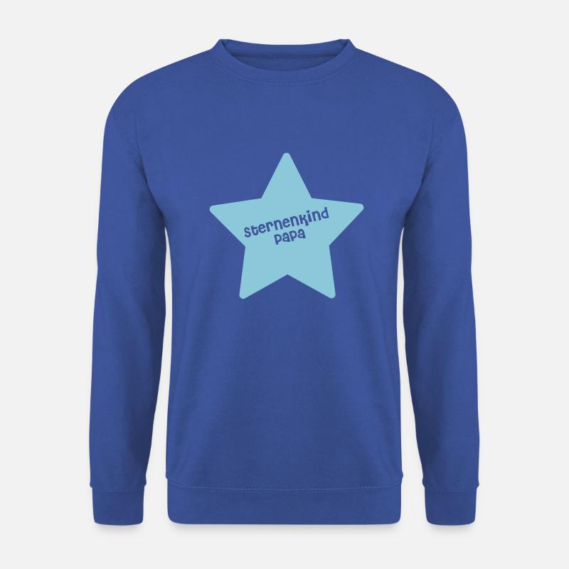 Sternenkind Papa Blau - Unisex Pullover - Royalblau