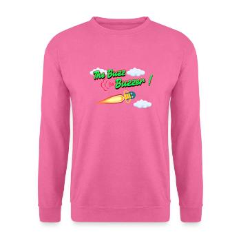 Le buzz buzzer - Sweat-shirt Unisexe - rose - Devant