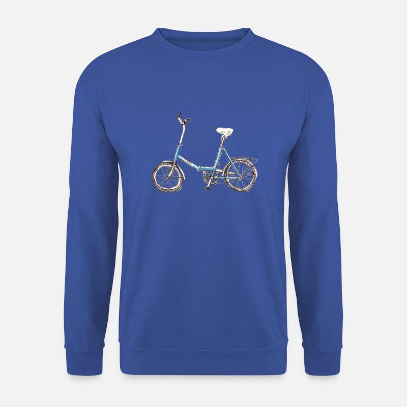 Folding bicycle - Unisex Sweatshirt - royal blue