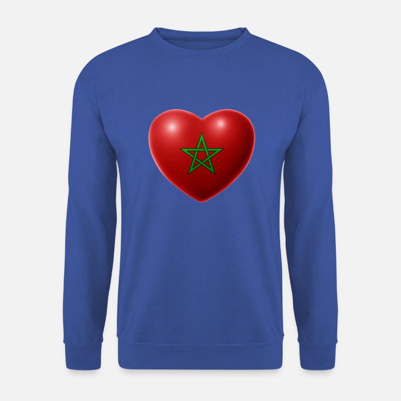 Heart (Morocco / Morocco) - Unisex Sweatshirt - royal blue