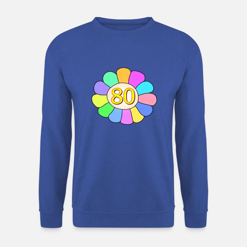 Geburtstag 80. Geburtstag - Unisex Pullover - Royalblau