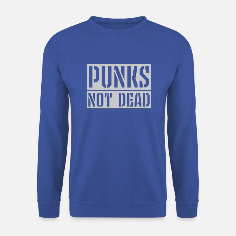 punks not dead Zitat - Unisex Pullover - Royalblau
