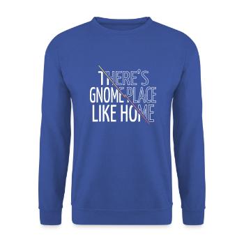 Bedroom Quote Christmas Humor Happy - Unisex Sweatshirt - royal blue - Front - Alina (178cm) & Michal (187cm)