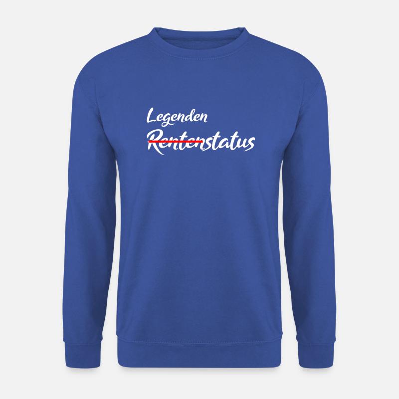 Rentenstatus Legendenstatus White - Unisex Pullover - Royalblau