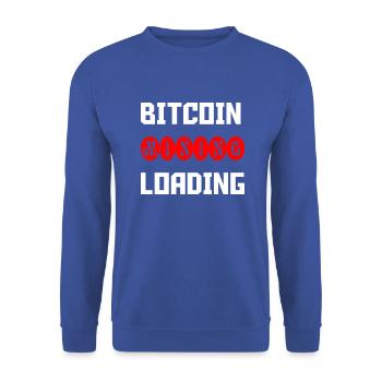 Bitcoin Trading Crypto Stocks - Sweat-shirt Unisexe - bleu royal - Devant - Alina (178cm) & Michal (187cm)