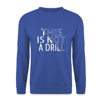 lumberjack carpenter girl tshirts carpenter saw - Unisex Sweatshirt - royal blue - Front - Alina (178cm) & Michal (187cm)