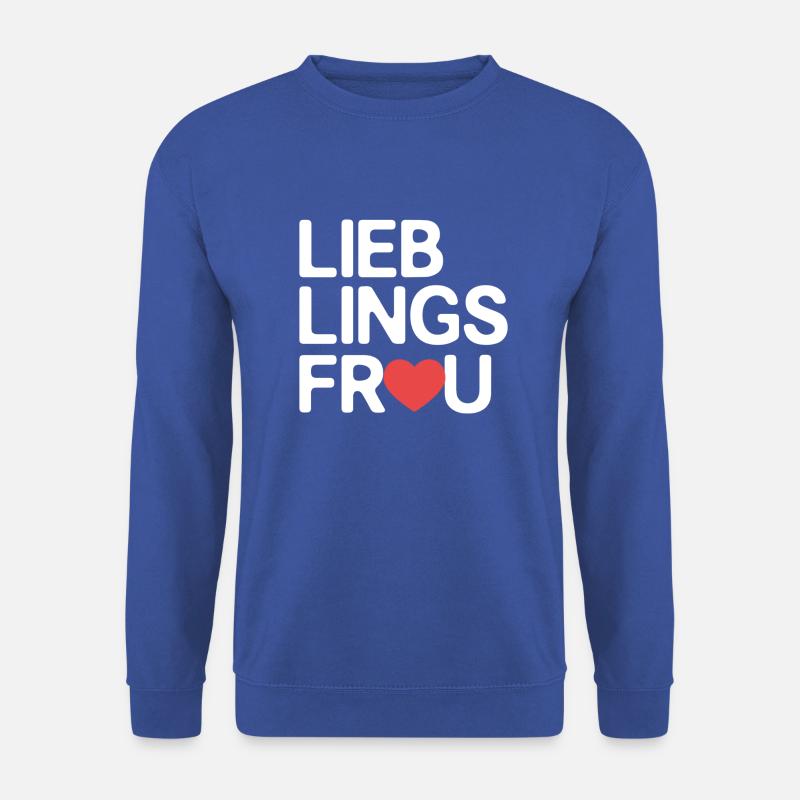 lieblingsfrau - Unisex Pullover - Royalblau