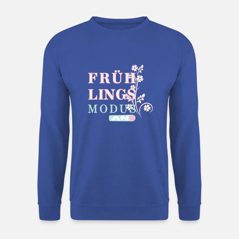 Frühlingszeit - Der Frühling ist da! - Unisex Pullover - Royalblau