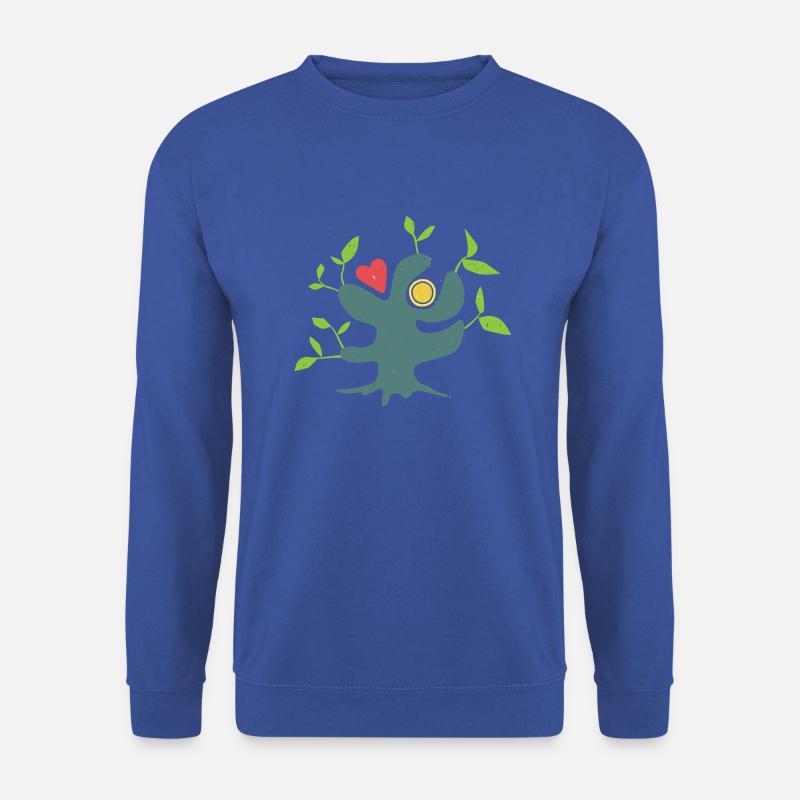 Baum des Glücks und der Liebe - Unisex Pullover - Royalblau