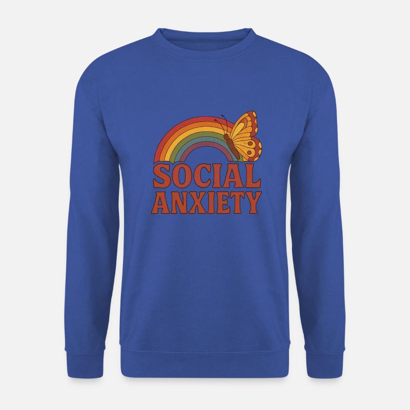 Soziale Ängste - Unisex Pullover - Royalblau