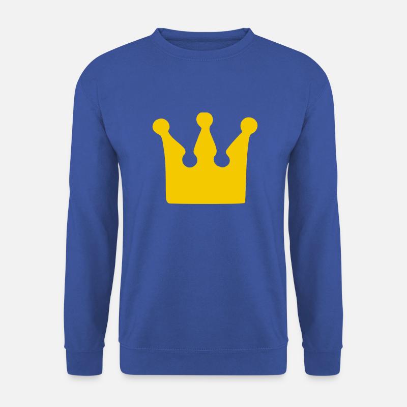 Krone - Crown - König - King - Unisex Pullover - Royalblau
