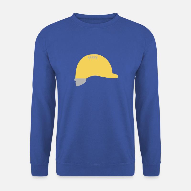 Bauarbeiterhelm - Unisex Pullover - Royalblau