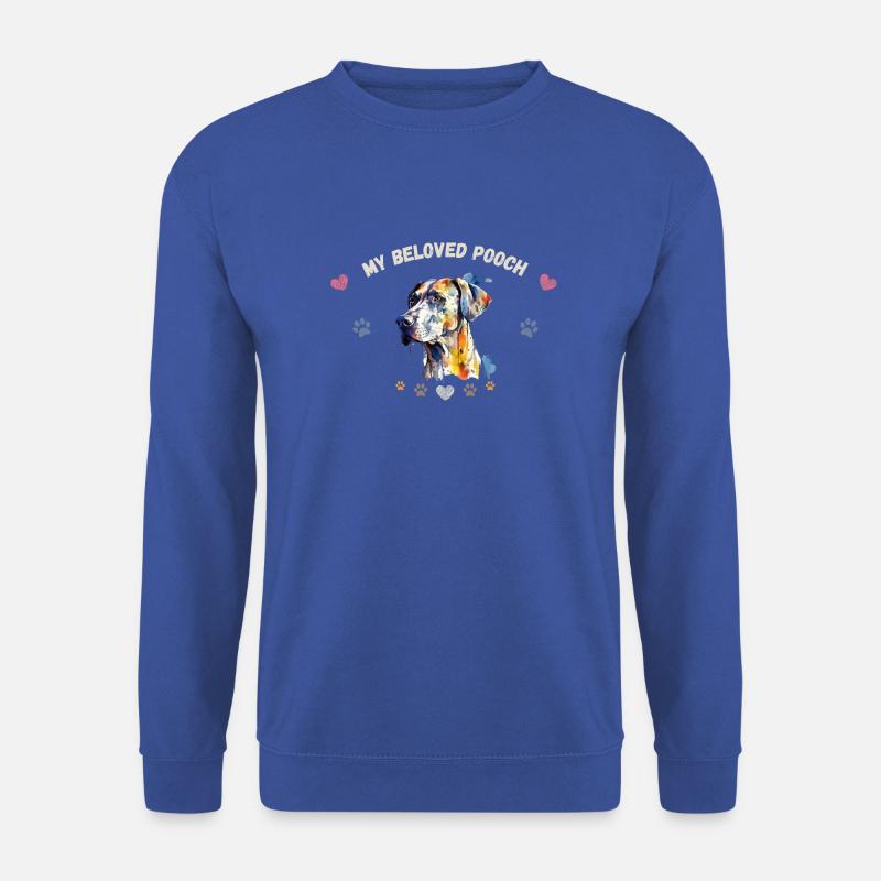 Mein Liebeshund GR2 WE - Unisex Pullover - Royalblau