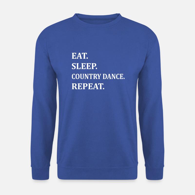 Dancing Dance Music - Unisex Pullover - Royalblau