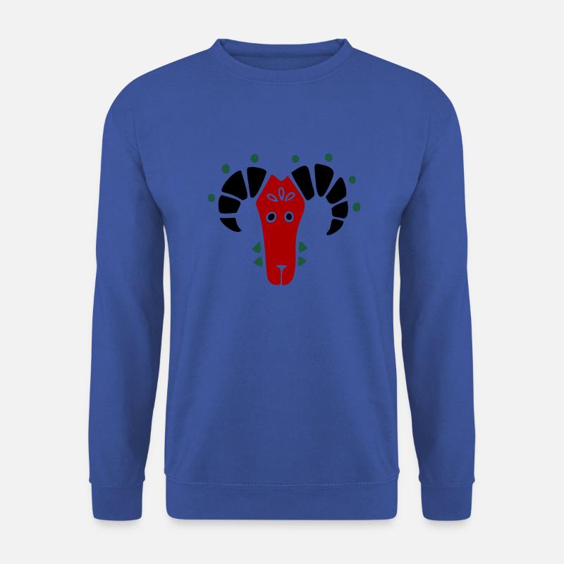 Rams Kopf - Unisex Pullover - Royalblau