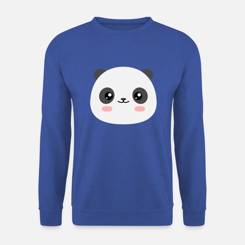 Kawaii Panda - Unisex Pullover - Royalblau