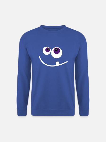cute monster face - Unisex Sweatshirt - royal blue