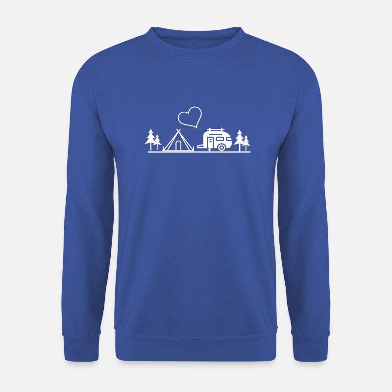 Camping - Unisex Pullover - Royalblau