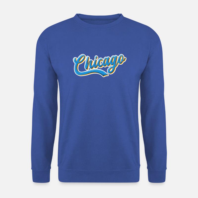 Chicago cooles Design - Unisex Pullover - Royalblau