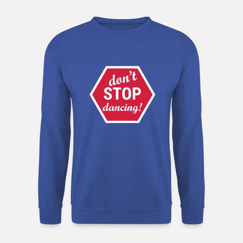 Dancing Dance Music - Unisex Pullover - Royalblau