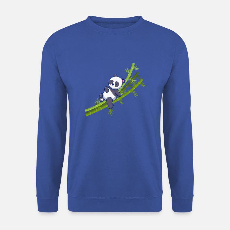 Panda am chillen - Unisex Pullover - Royalblau