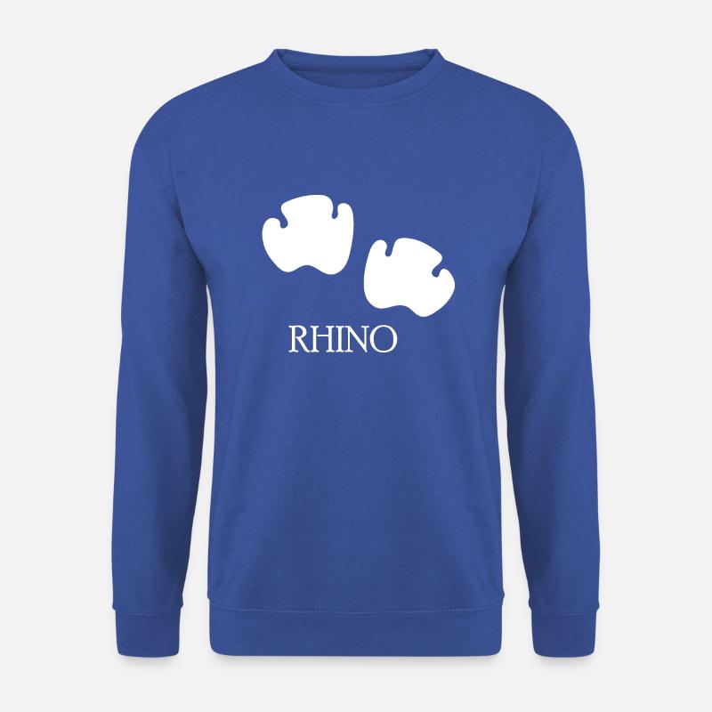 DOG CAT PET RHINO PAW - Unisex Pullover - Royalblau