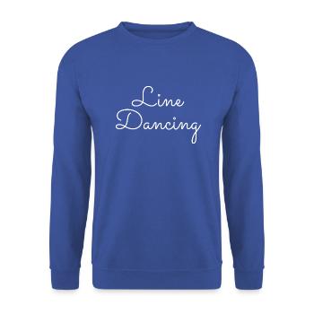Dancing Dance Music - Unisex Sweatshirt - royal blue - Front - Alina (178cm) & Michal (187cm)