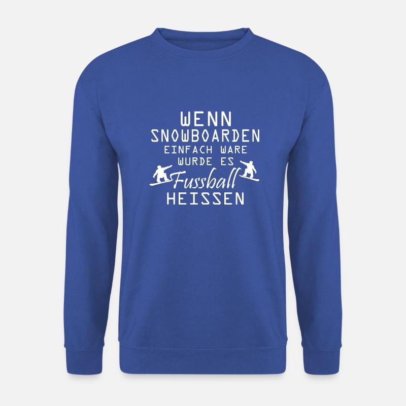Snowboard Snowboarder - Unisex Pullover - Royalblau